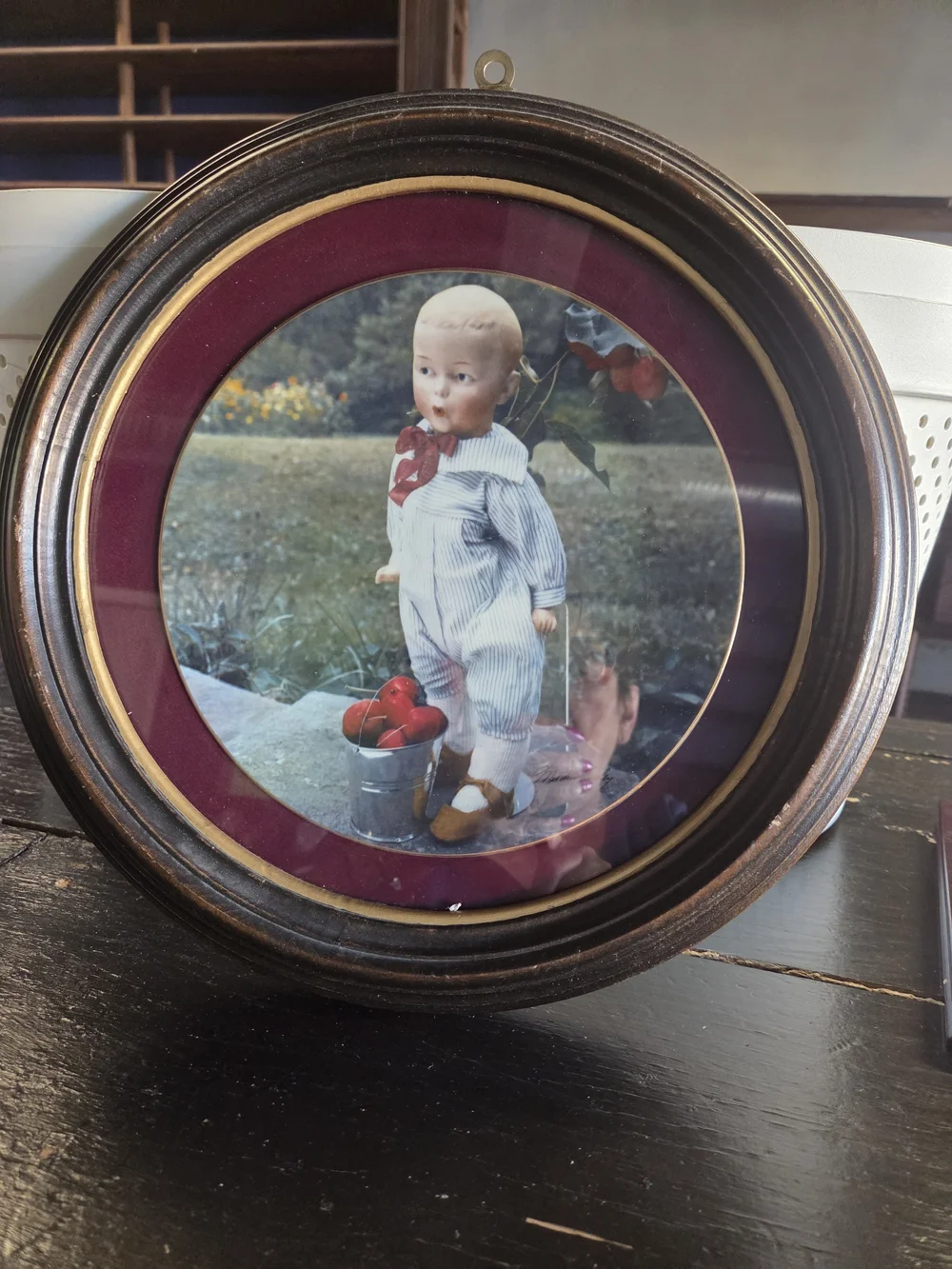 the doll collection decorative round